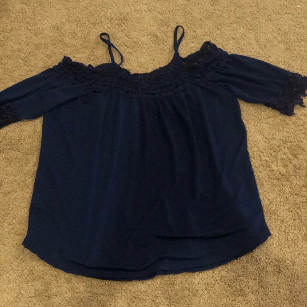 Navy blue blouse